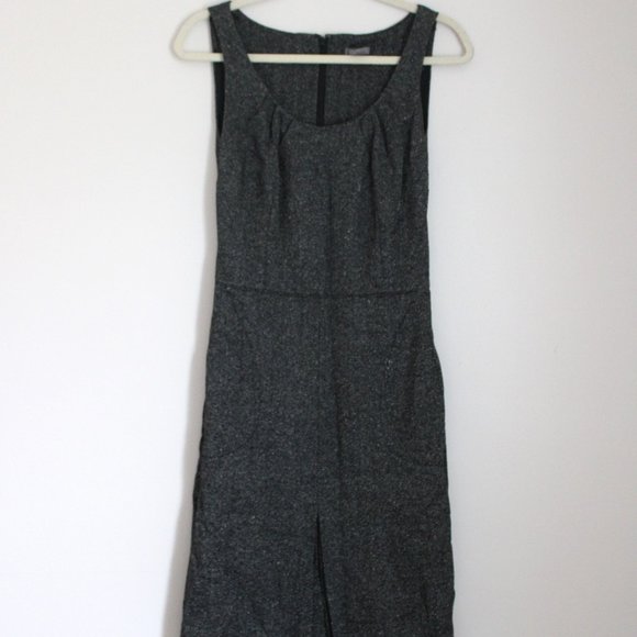 Ann Taylor Dresses & Skirts - Ann Taylor Tweed Pencil Dress Grey Herringbone